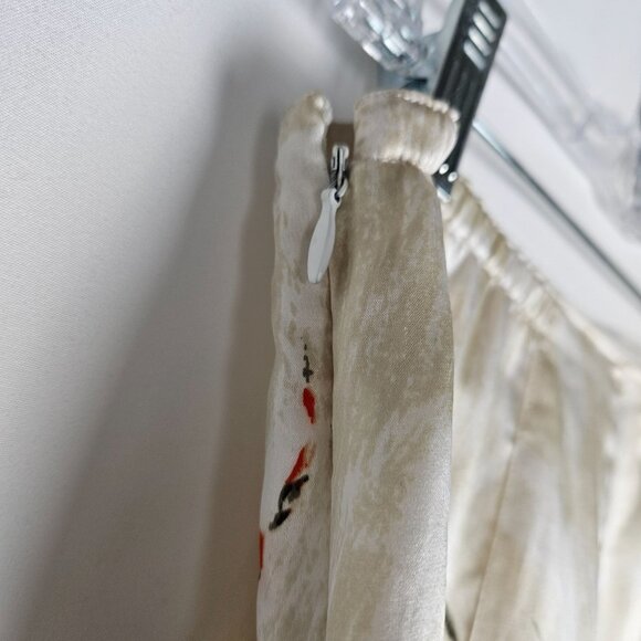 Chicos Silk & Cotton Floral Garden Silk A-Line Skirt Size Small or Chico's 0 - Picture 4 of 8